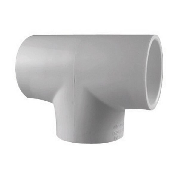 Charlotte Pipe And Foundry PVC 02400 0600 0.5 in. Slip x Slip x Slip PVC Pipe Tee 43136 - main